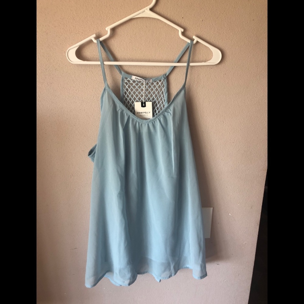 Baby blue tank!